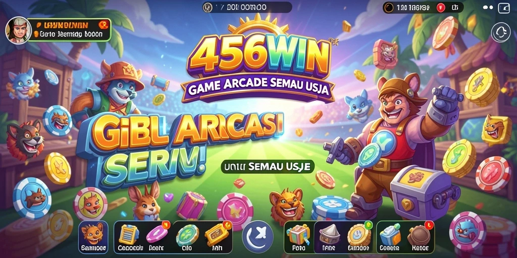 Tampilan gameplay <strong>456WIN</strong> yang penuh warna dan seru.