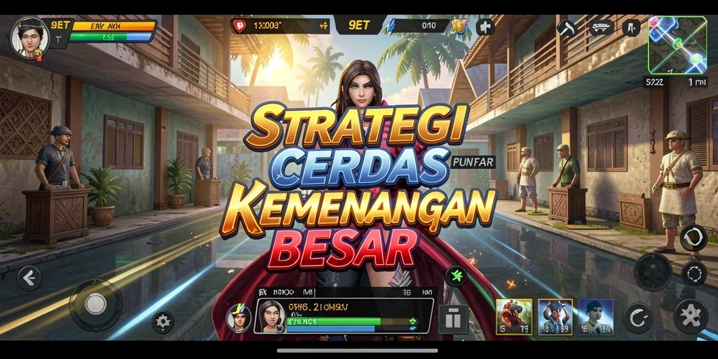 Tampilan gameplay menarik dari 9ET dengan strategi dan taktik yang mendebarkan.