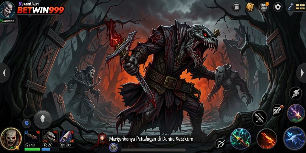 Screenshot menampilkan ketegangan gameplay BETWIN999 yang mencekam.