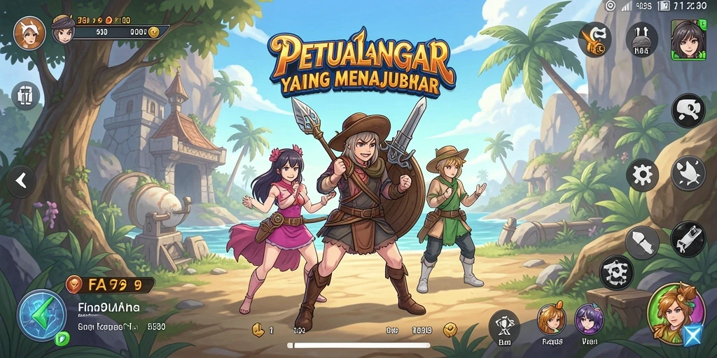Screenshot FA99 menampilkan karakter anime dalam pertarungan epik yang mendebarkan.