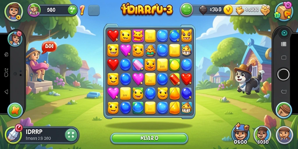 Gameplay seru dan penuh warna dalam IDRRP.