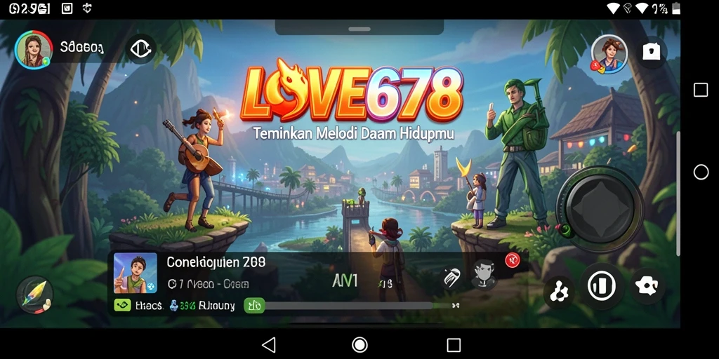 Tampilan gameplay <strong>LOVE678</strong> yang menarik dengan fitur karaoke.