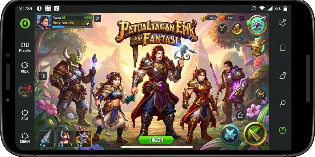 Tampilan gameplay ST789 yang memukau dan menantang.