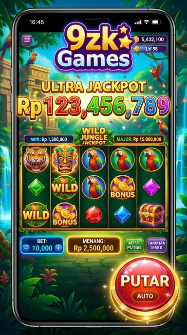 Screenshot dari katalog aplikasi terbaru di 9zkgames.